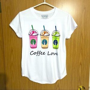 Size medium Coffee Love Graphic T-shirt